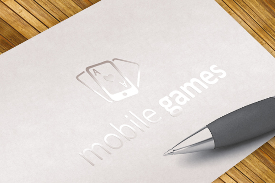 Mobile Games Logo in Logo Templates - product preview 8