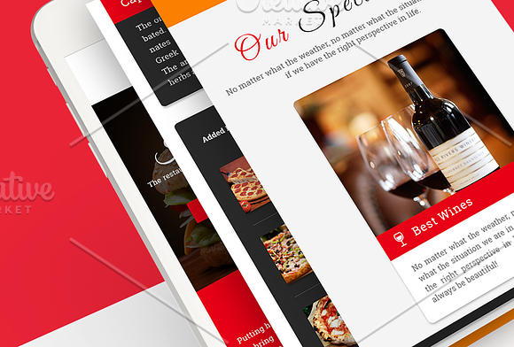 Foodhub - Responsive Restaurant PSD in Landing Page Templates - product preview 4
