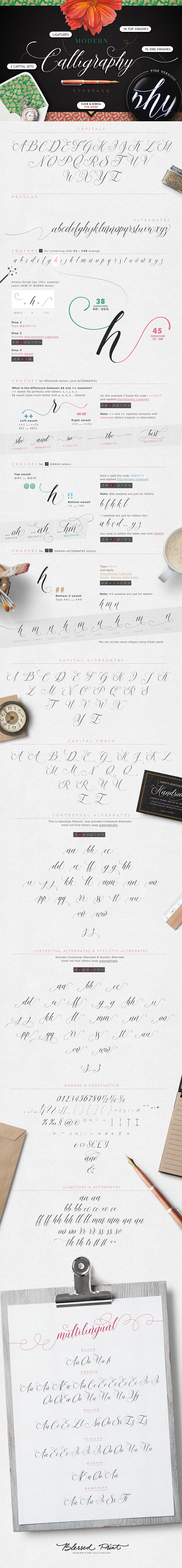 Amelia Script - Fine version in Italic Fonts - product preview 1