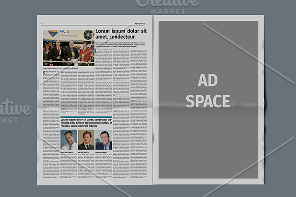 Newspaper Template - 1 in Templates - product preview 2