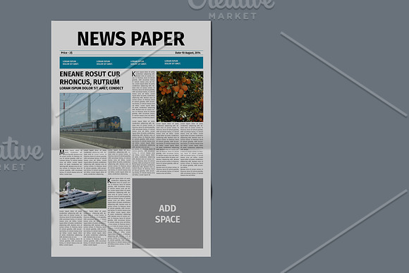 Newspaper Template - 1 in Templates - product preview 5