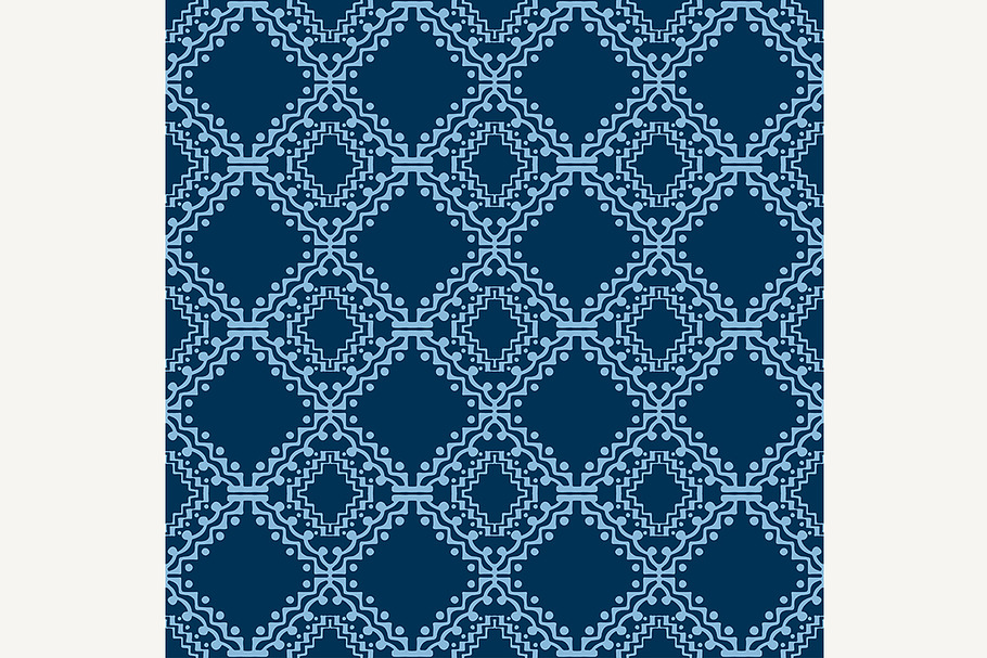 Abstract vintage seamless pattern in Patterns - product preview 8