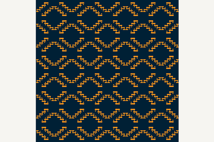 Abstract vintage seamless pattern in Patterns - product preview 8