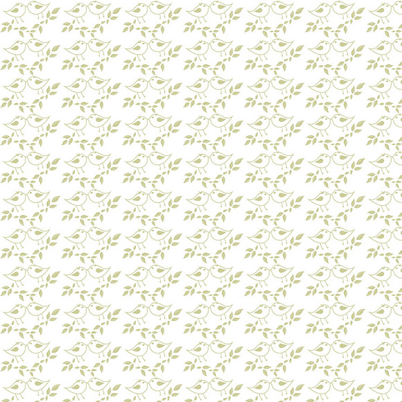Birds Vector Pattern in Patterns - product preview 3