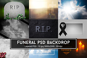 Funeral PSD Backdrop
