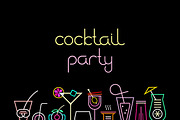 Collection of Cocktail Party Neon