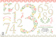 Floral numbers 0 to 9 MEGAPACK