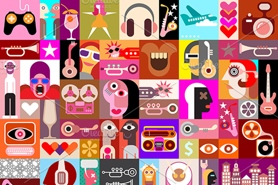 Music vector illustration in Illustrations - product preview 8