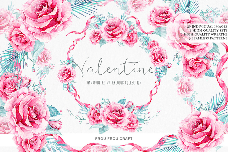 Valentine Clip Art in Illustrations - product preview 8