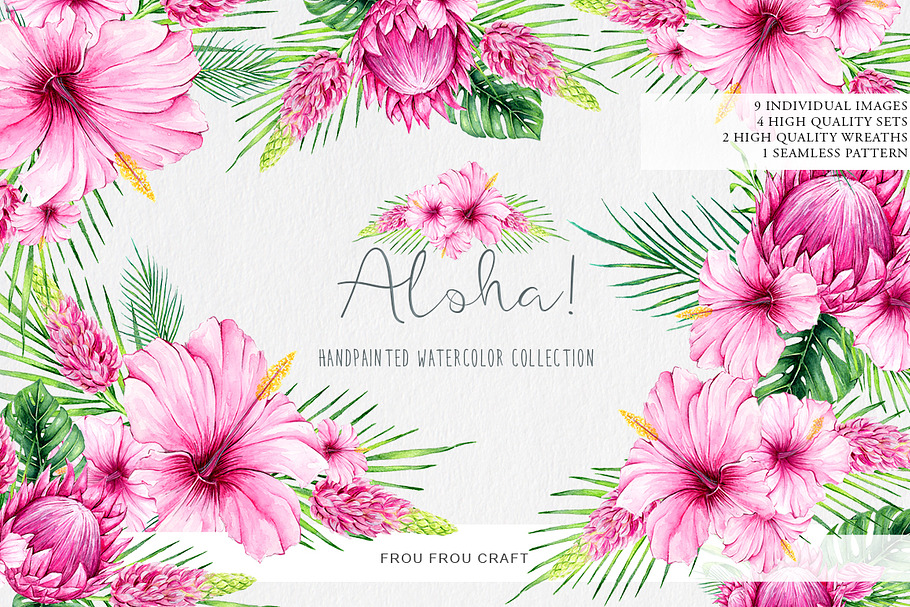 Aloha! Clip Art in Illustrations - product preview 8