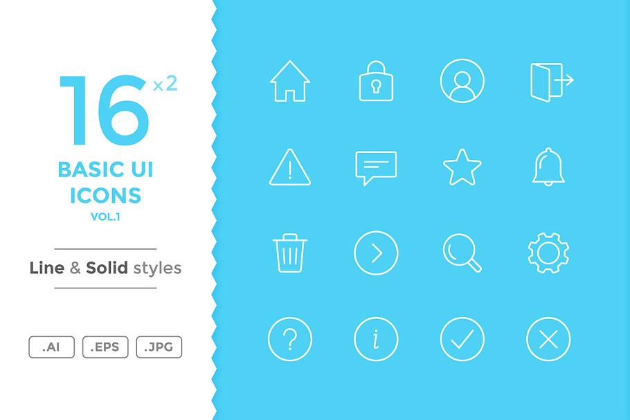 Basic Interface Icons #1 in Graphics - product preview 8