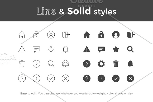 Basic Interface Icons #1 in Graphics - product preview 1
