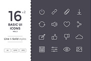 Basic Interface Icons #2