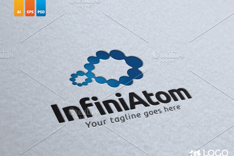 Infini Atom in Logo Templates - product preview 8