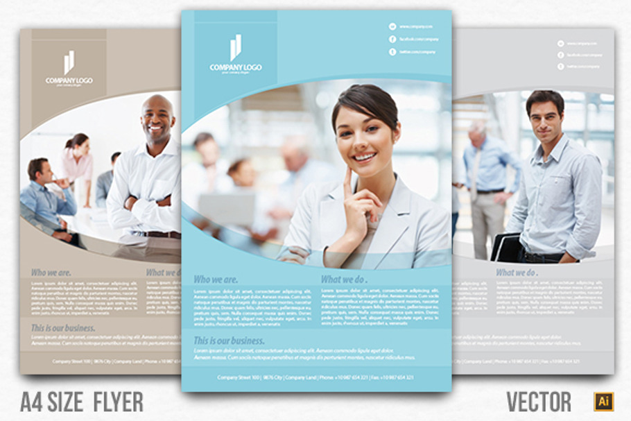 Multipurpose Business Flyer - Vector in Flyer Templates - product preview 8