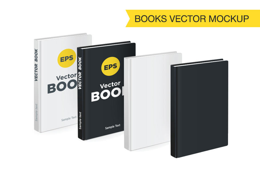 set of the vector books in Illustrations - product preview 8