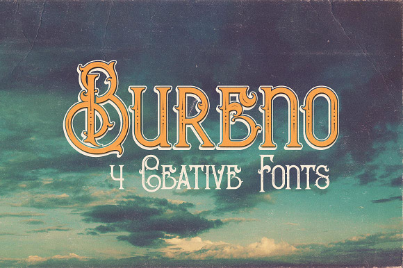 Bureno - Decorative Font in Display Fonts - product preview 5