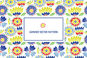 Summer vector pattern