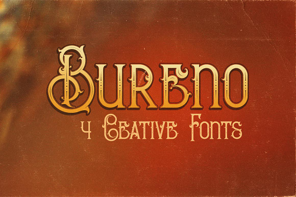 Bureno - Decorative Font in Display Fonts - product preview 6