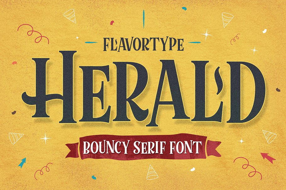 Herald Bouncy in Halloween Fonts - product preview 8