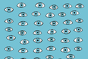 Blue eyes pattern