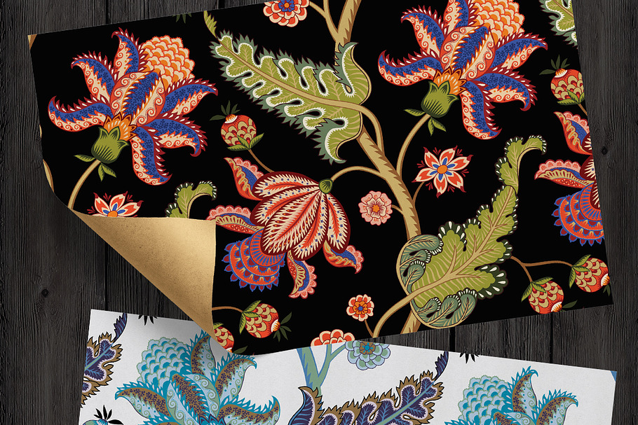 Indian floral pattern in Patterns - product preview 8