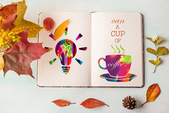 30 Watercolor vector objects + BONUS in Objects - product preview 5