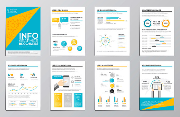 Business Infographics Elements in Illustrations - product preview 1