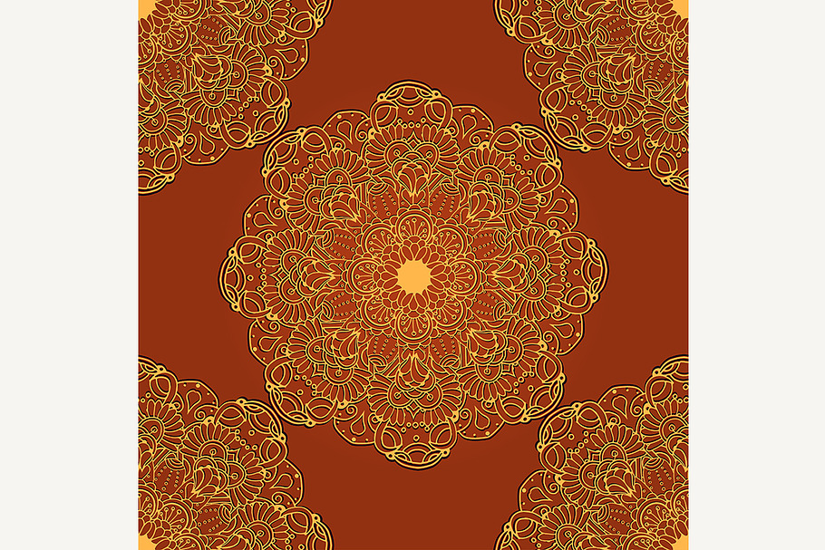 Abstract vintage seamless pattern in Graphics - product preview 8