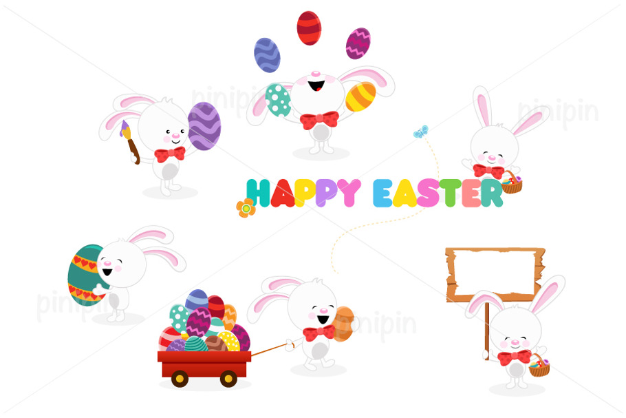 Easter Bunny Set in Illustrations - product preview 8