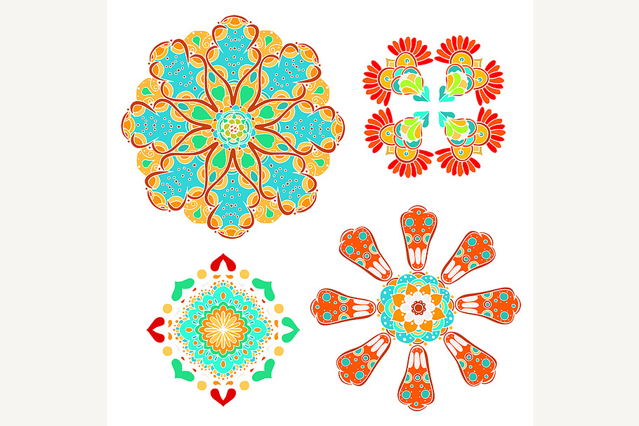 Ornamental round pattern in Graphics - product preview 8
