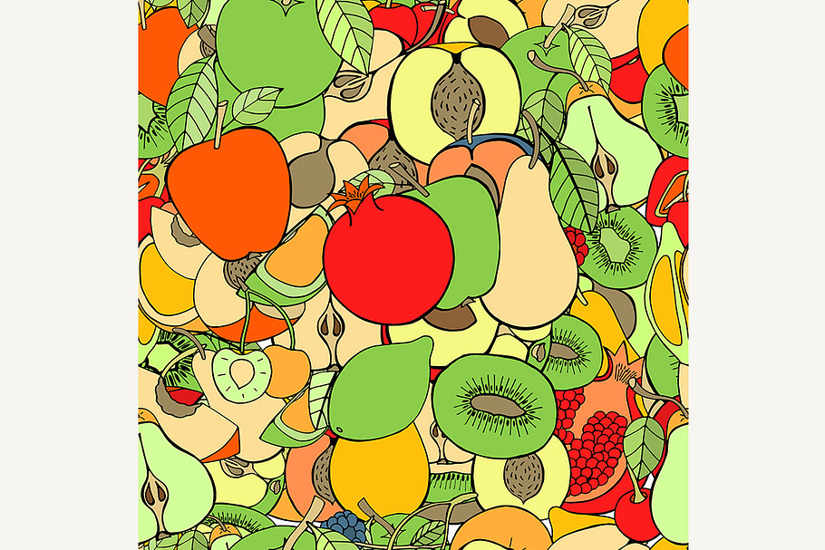fruits and berries in Graphics - product preview 8