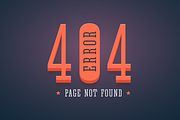 404 Error website page
