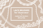Lace Brushes for Illustrator