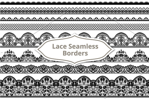Lace Brushes for Illustrator in Photoshop Brushes - product preview 1