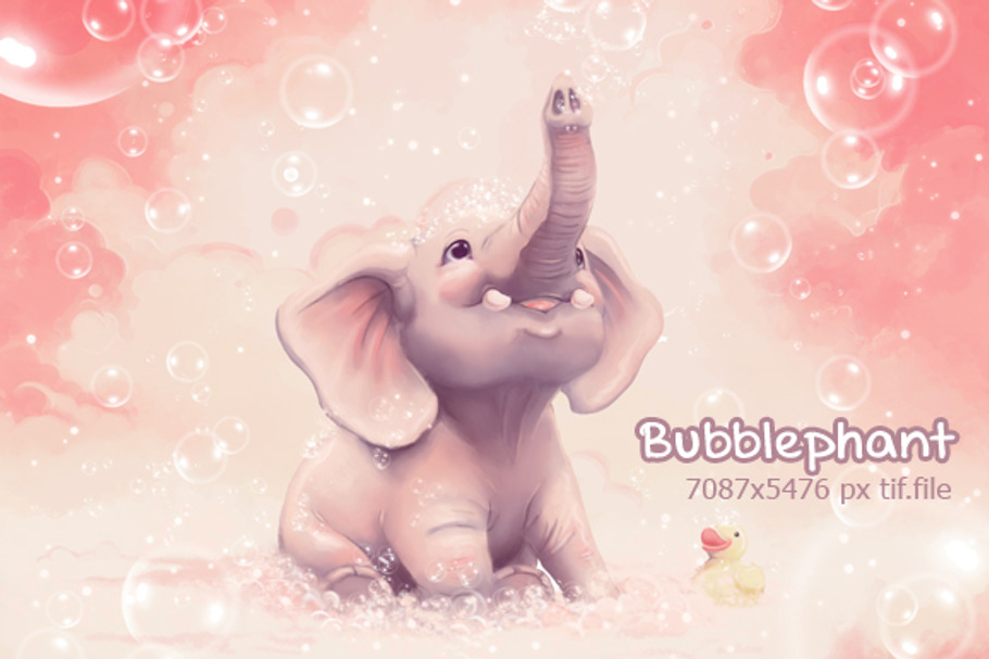 Bubblephant in Illustrations - product preview 8