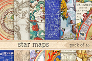 Astronomical Maps Digital Paper