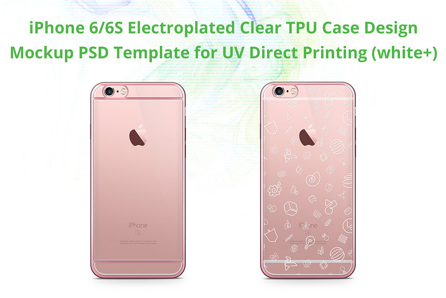 iPhone 6s ElectroClear TPU Case Mock