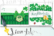 2 cards. Happy St. Patrick`s Day.