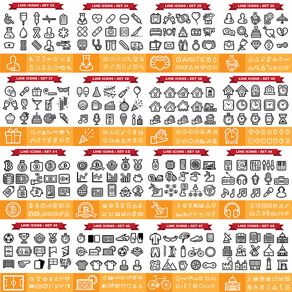 Mega set of 720 icons ( EPS. + PNG.) in Beach Icons - product preview 3