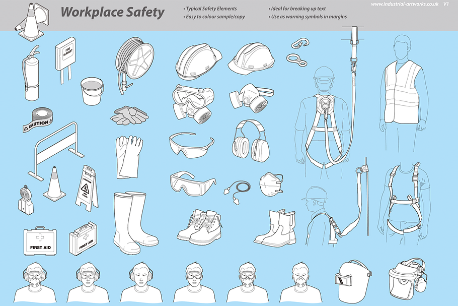 Workplace Safety in Illustrations - product preview 8