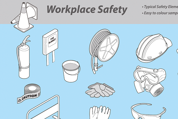 Workplace Safety in Illustrations - product preview 1
