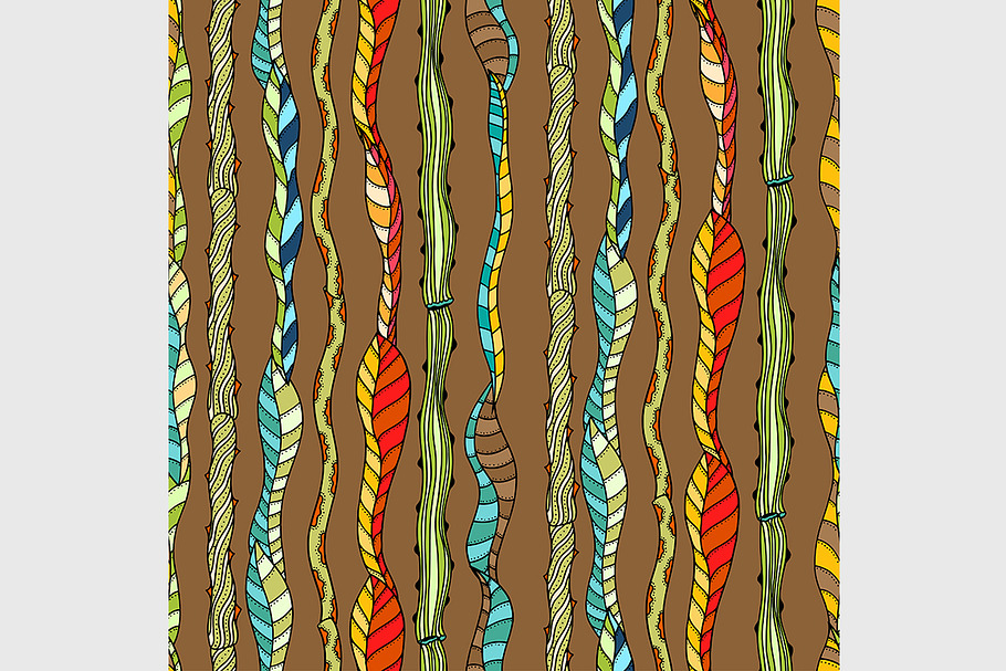 seamless pattern with branche in Graphics - product preview 8