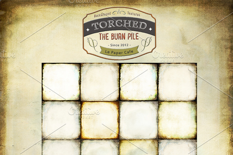 Grungy Torched Background Textures in Textures - product preview 8