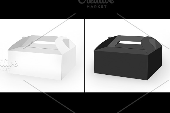 Cake Box Mockup in Product Mockups - product preview 2