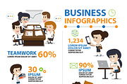 Infographic Office and Business