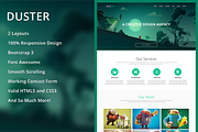Duster - Single Page HTML Template