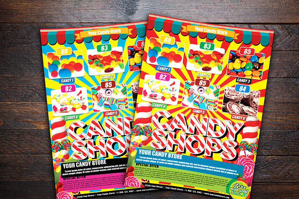 Candylicious Candy Shop Flyer