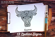 12 Zodiac signs
