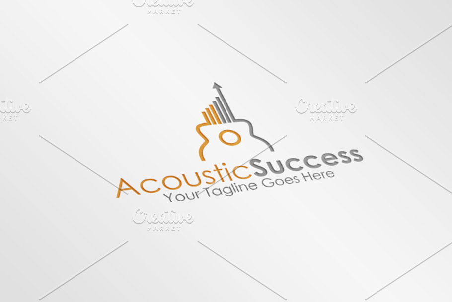 Acoustic | Logo Template in Logo Templates - product preview 8